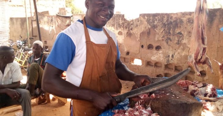 Abdou Rasmané Compaoré, étudiant et boucher