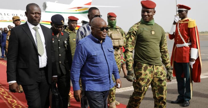 Burkina Faso: le Président ghanéen Nana AKUFO-ADDO à Ouagadougou