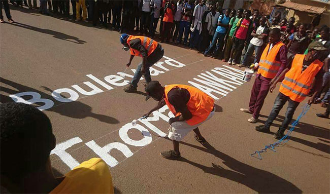 Burkina : il faut désormais dire « Boulevard Thomas SANKARA » au lieu de Charles de Gaulle