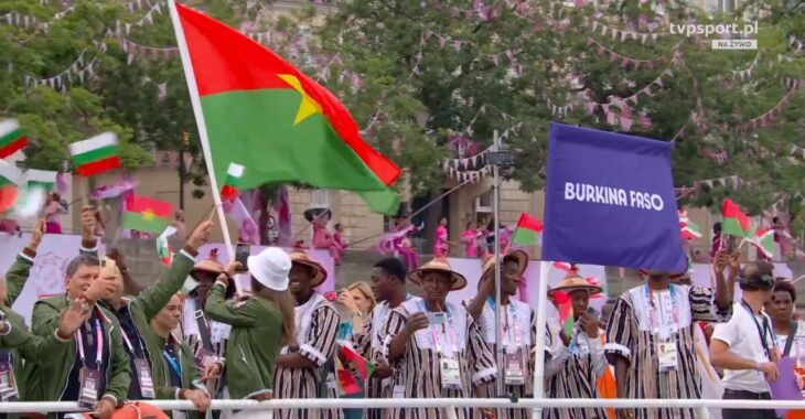 Jeux olympiques 2024: Hugues Fabrice Zango porte-drapeau du Burkina à la cérémonie d'ouverture