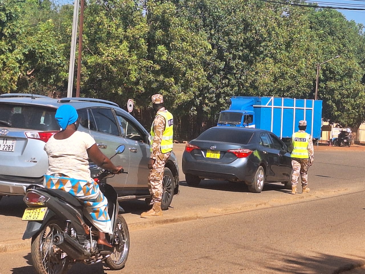 A Ouaga, dans les coulisses des contrôles routiers avec la police nationale