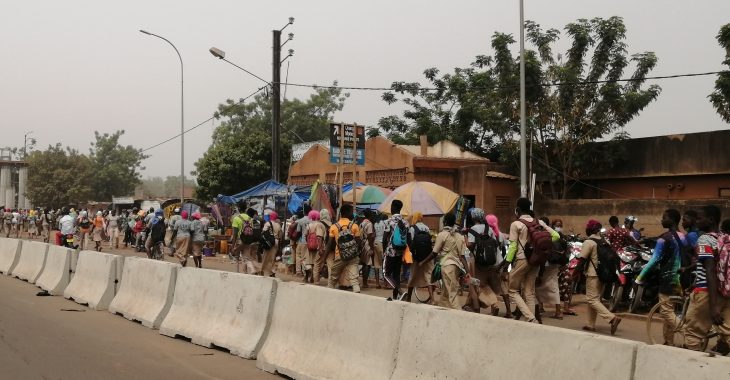 Ouaga : des élèves manifestent pour la reprise des activités socioculturelles